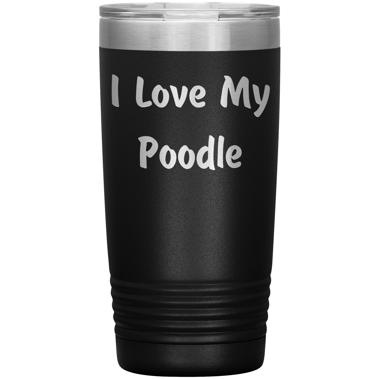 Love My Poodle v4 - 20oz Insulated Tumbler