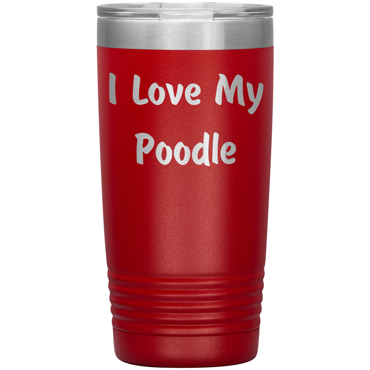 Love My Poodle v4 - 20oz Insulated Tumbler