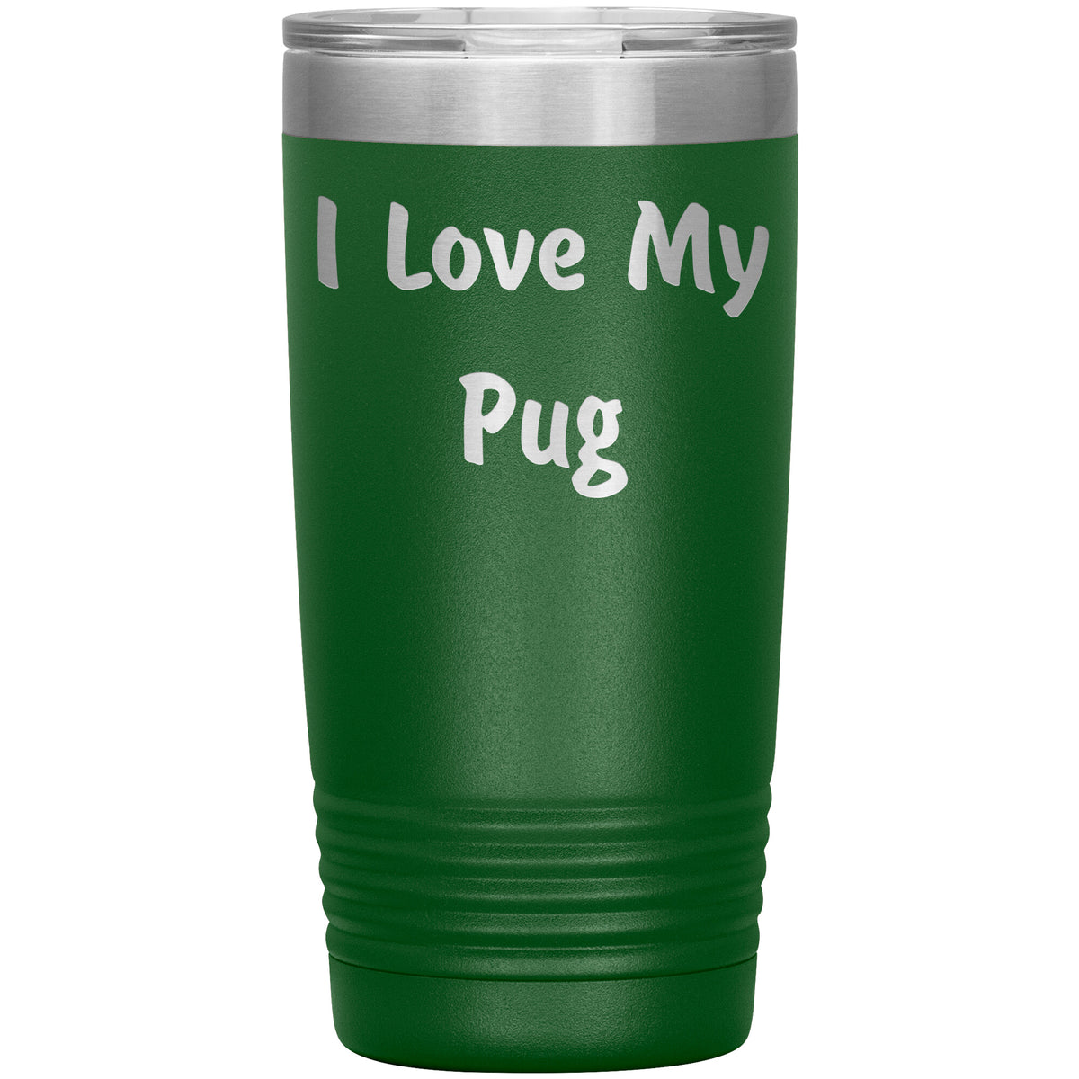 Love My Pug v4 - 20oz Insulated Tumbler