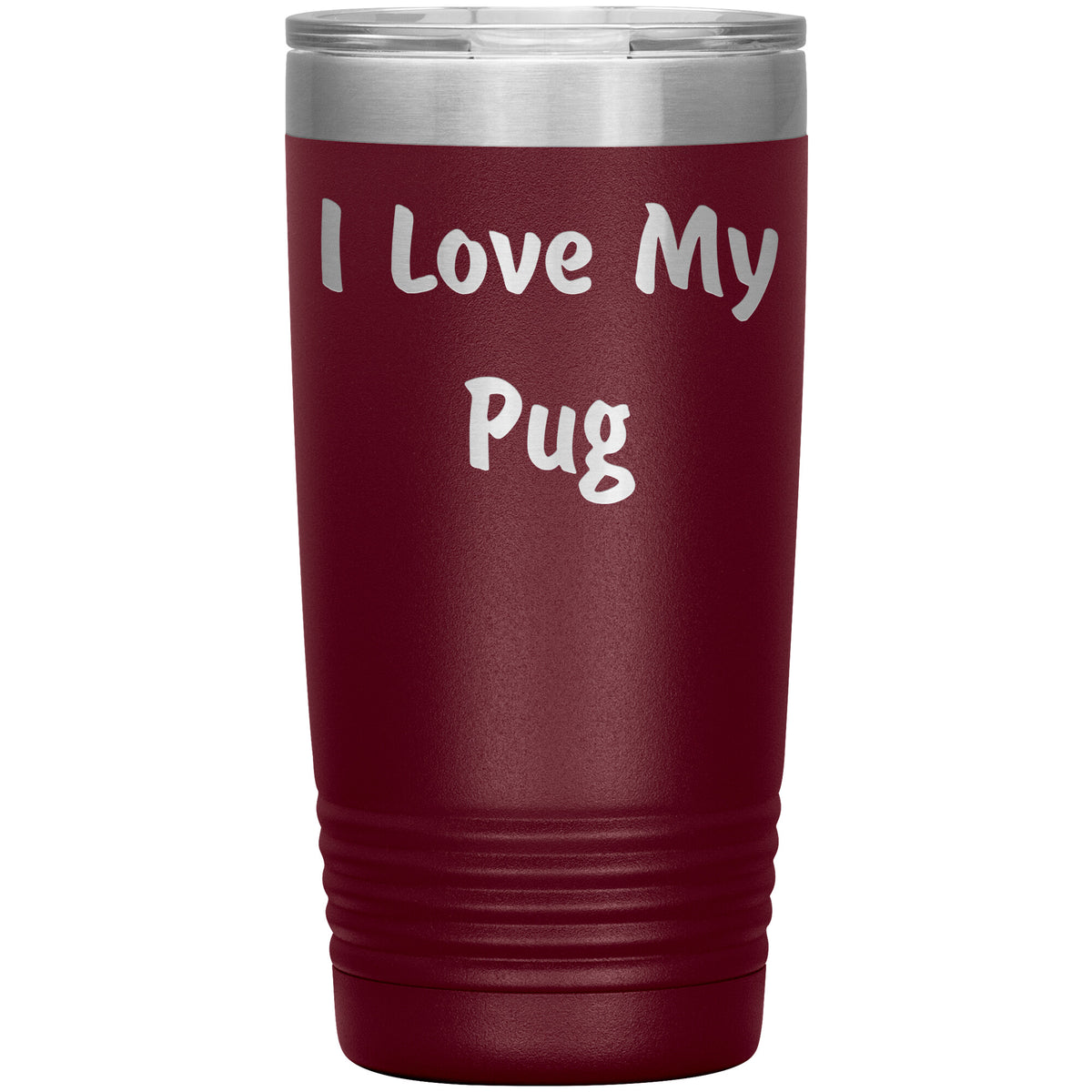 Love My Pug v4 - 20oz Insulated Tumbler