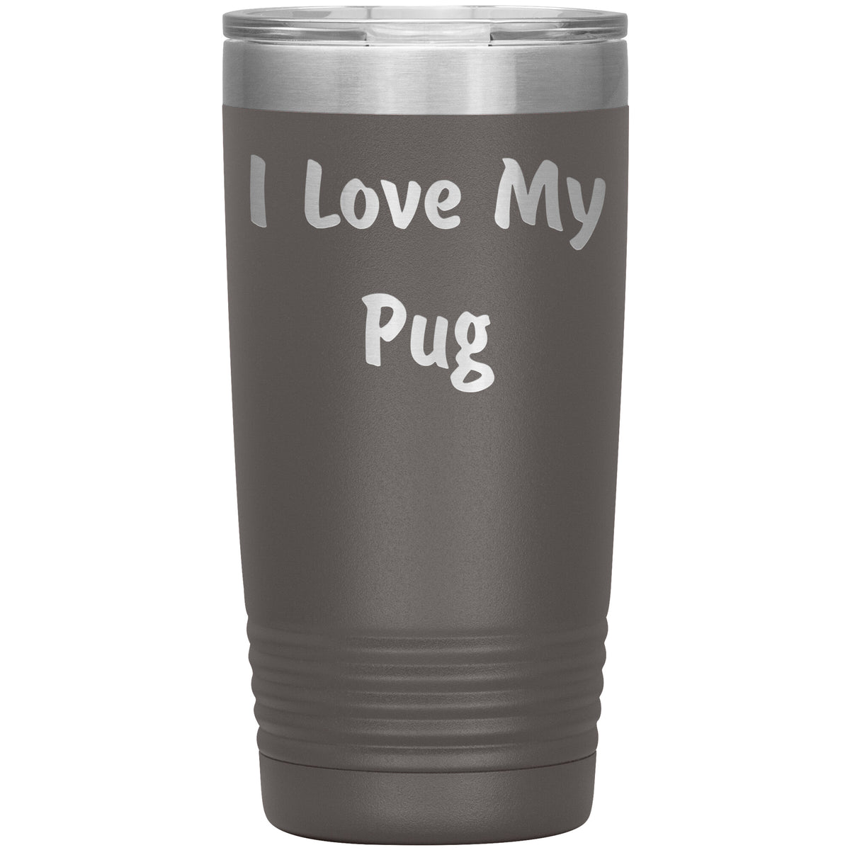 Love My Pug v4 - 20oz Insulated Tumbler