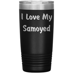Love My Samoyed v4 - 20oz Insulated Tumbler