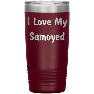 Love My Samoyed v4 - 20oz Insulated Tumbler