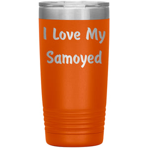 Love My Samoyed v4 - 20oz Insulated Tumbler