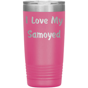 Love My Samoyed v4 - 20oz Insulated Tumbler