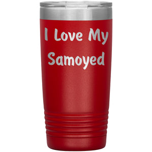 Love My Samoyed v4 - 20oz Insulated Tumbler