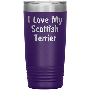 Love My Scottish Terrier v4 - 20oz Insulated Tumbler