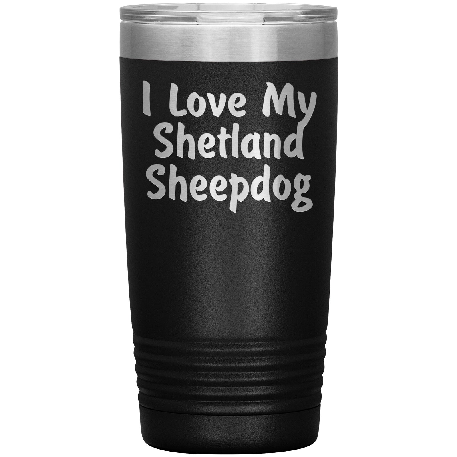 Love My Shetland Sheepdog v4 - 20oz Insulated Tumbler