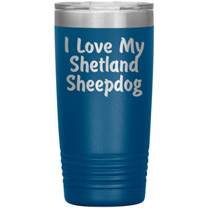 Love My Shetland Sheepdog v4 - 20oz Insulated Tumbler