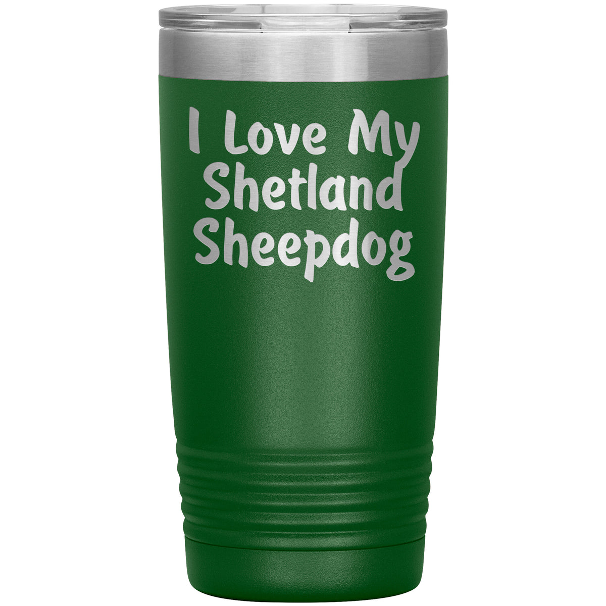 Love My Shetland Sheepdog v4 - 20oz Insulated Tumbler