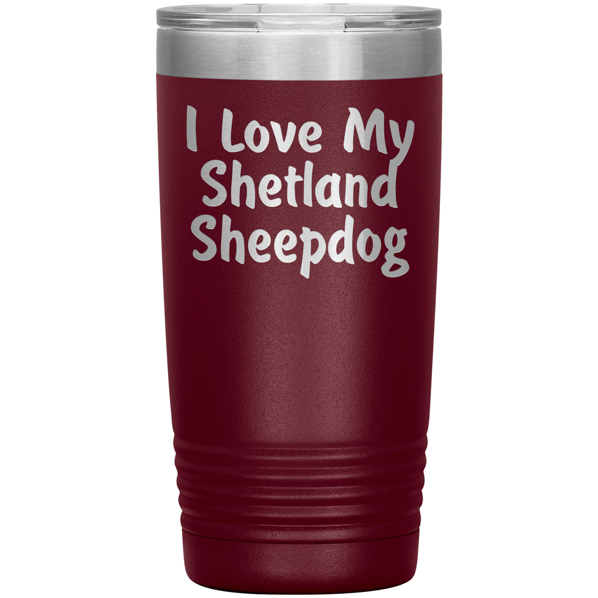 Love My Shetland Sheepdog v4 - 20oz Insulated Tumbler