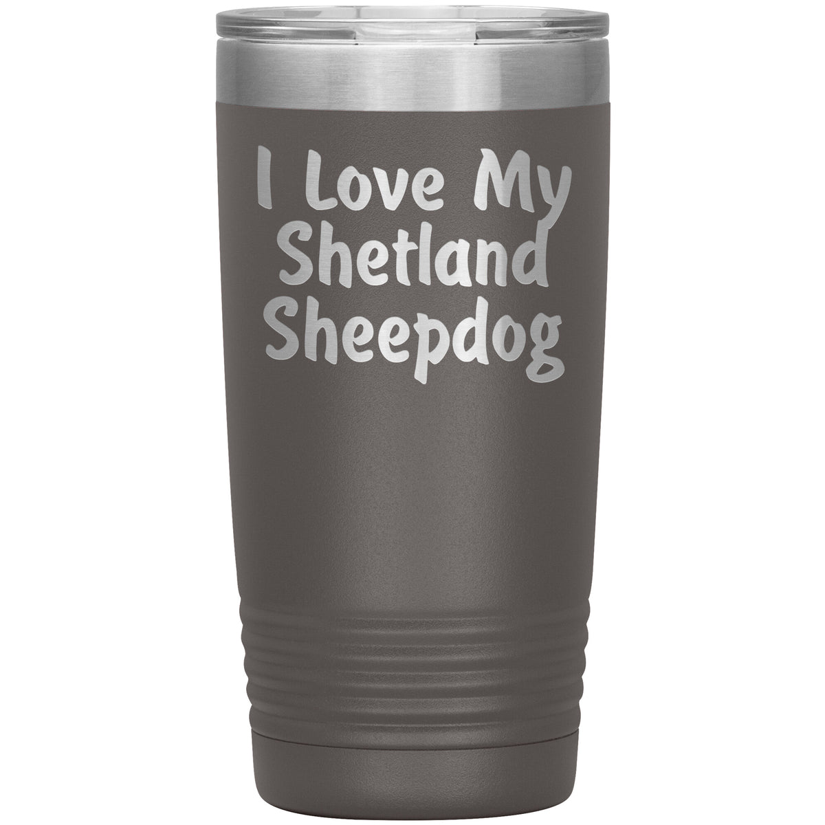 Love My Shetland Sheepdog v4 - 20oz Insulated Tumbler