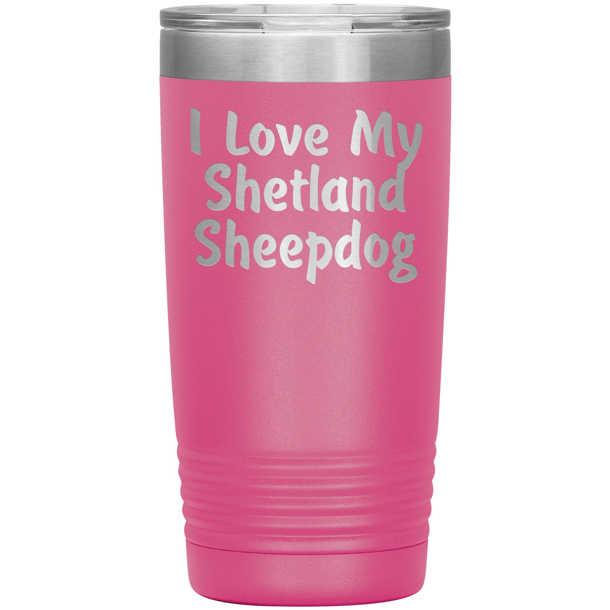 Love My Shetland Sheepdog v4 - 20oz Insulated Tumbler