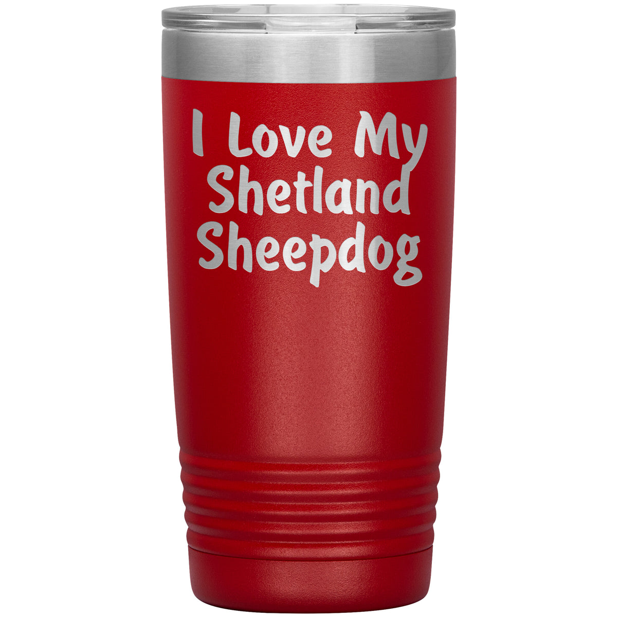 Love My Shetland Sheepdog v4 - 20oz Insulated Tumbler