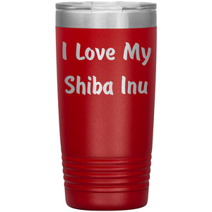 Love My Shiba Inu v4 - 20oz Insulated Tumbler