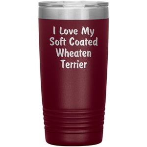 Love My Soft Coated Wheaten Terrier v4 - 20oz Insulated Tumbler