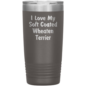Love My Soft Coated Wheaten Terrier v4 - 20oz Insulated Tumbler