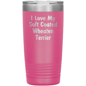Love My Soft Coated Wheaten Terrier v4 - 20oz Insulated Tumbler