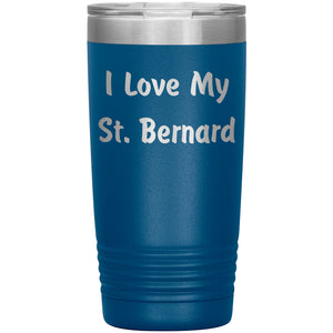 Love My St. Bernard v4 - 20oz Insulated Tumbler