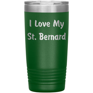 Love My St. Bernard v4 - 20oz Insulated Tumbler