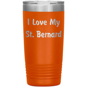 Love My St. Bernard v4 - 20oz Insulated Tumbler