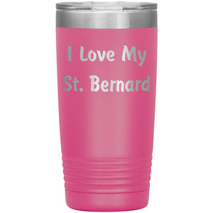 Love My St. Bernard v4 - 20oz Insulated Tumbler