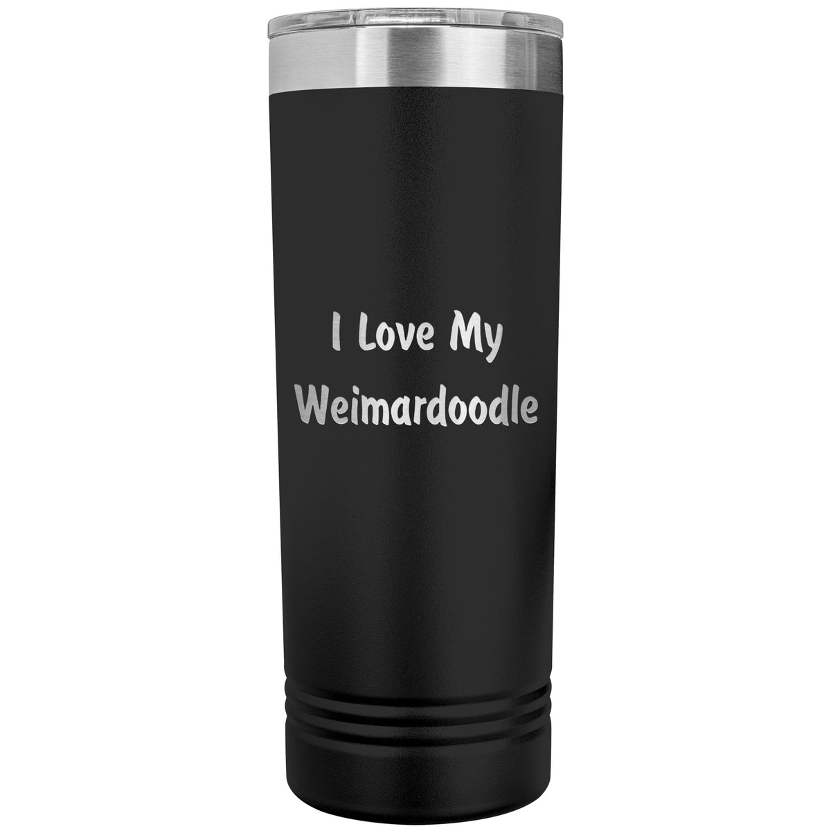 Love My Weimardoodle v4 - 22oz Insulated Skinny Tumbler