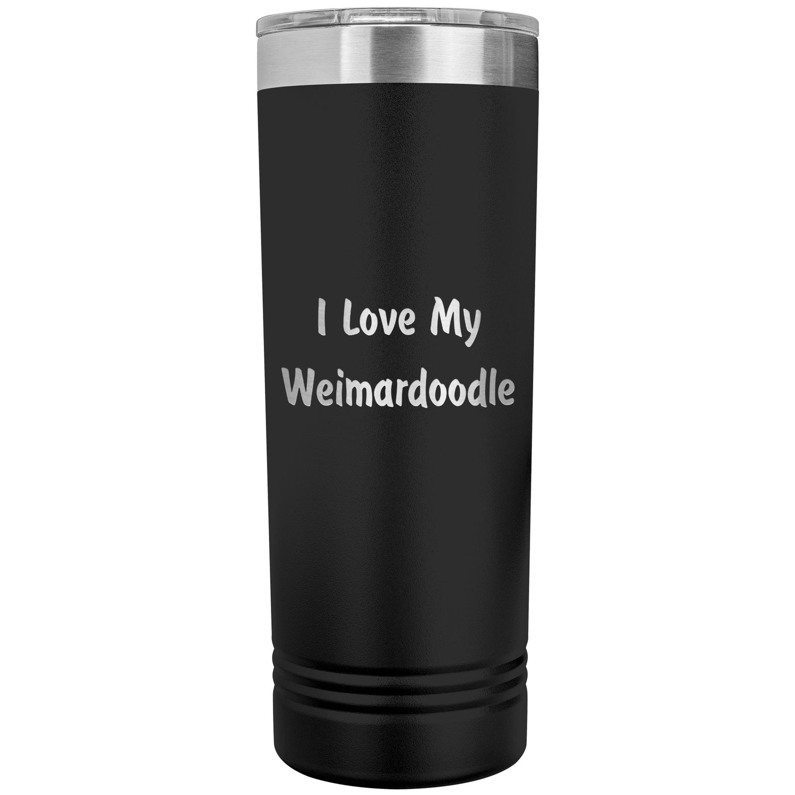Love My Weimardoodle v4 - 22oz Insulated Skinny Tumbler