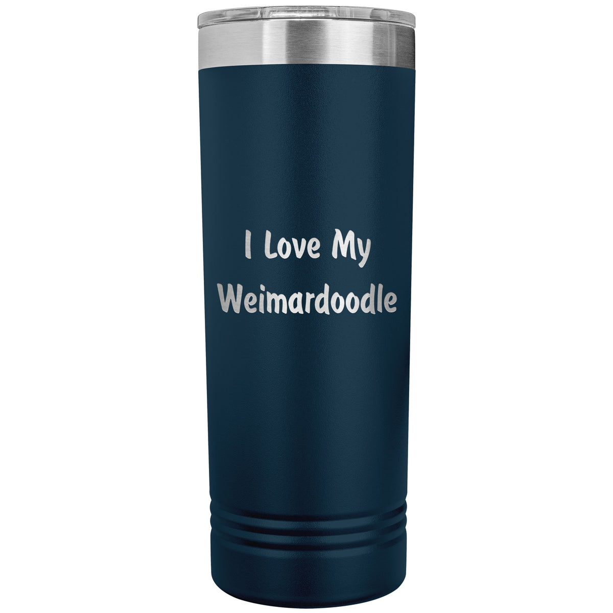 Love My Weimardoodle v4 - 22oz Insulated Skinny Tumbler