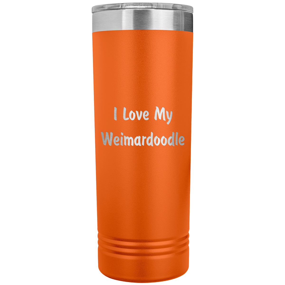 Love My Weimardoodle v4 - 22oz Insulated Skinny Tumbler
