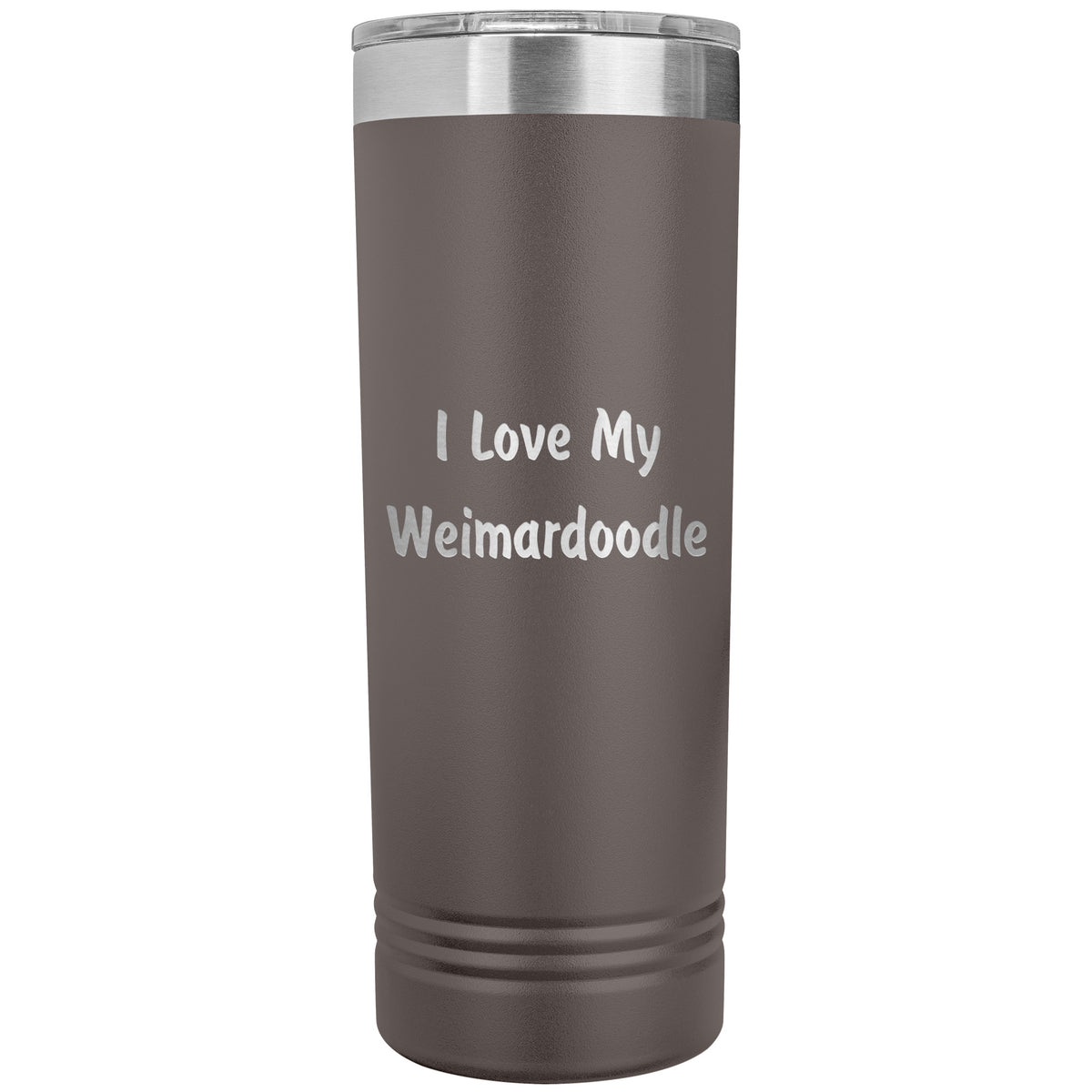 Love My Weimardoodle v4 - 22oz Insulated Skinny Tumbler
