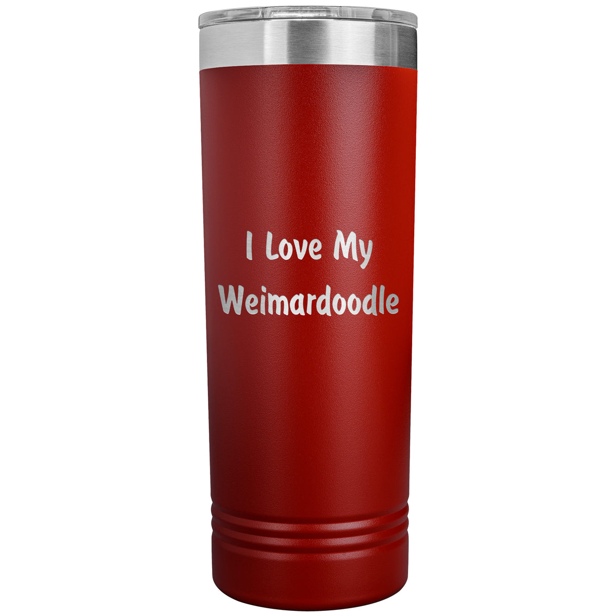 Love My Weimardoodle v4 - 22oz Insulated Skinny Tumbler