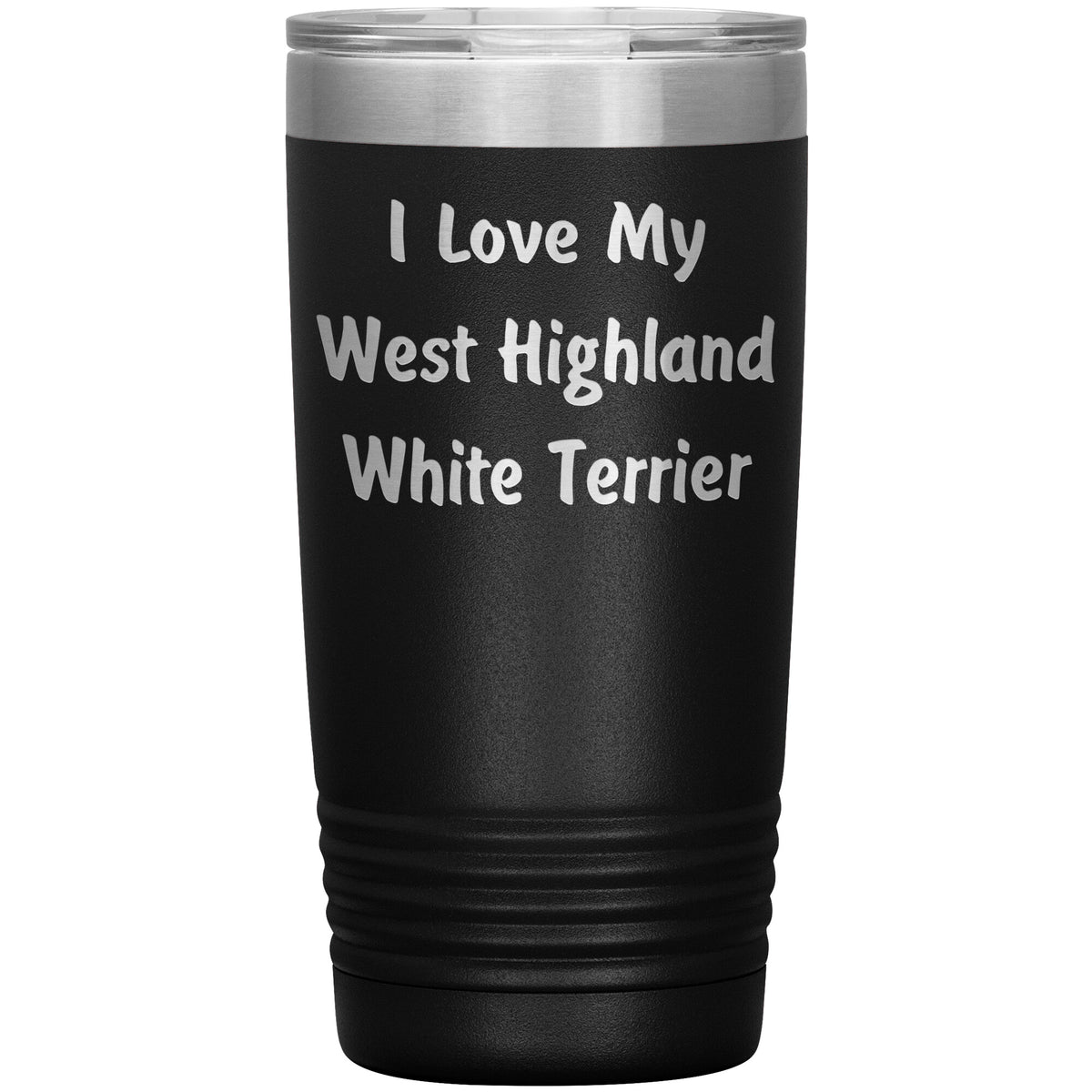 Love My West Highland White Terrier v4 - 20oz Insulated Tumbler
