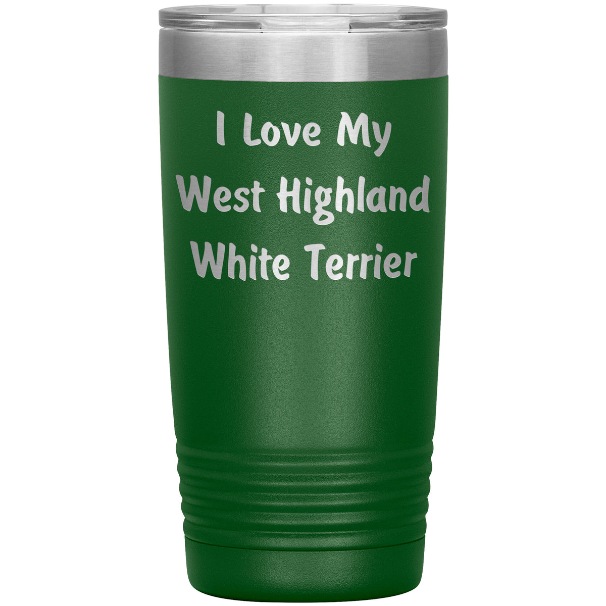 Love My West Highland White Terrier v4 - 20oz Insulated Tumbler