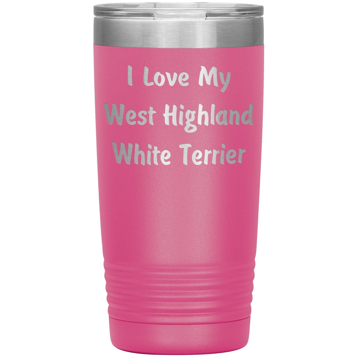 Love My West Highland White Terrier v4 - 20oz Insulated Tumbler