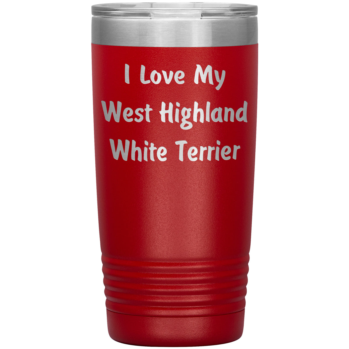 Love My West Highland White Terrier v4 - 20oz Insulated Tumbler
