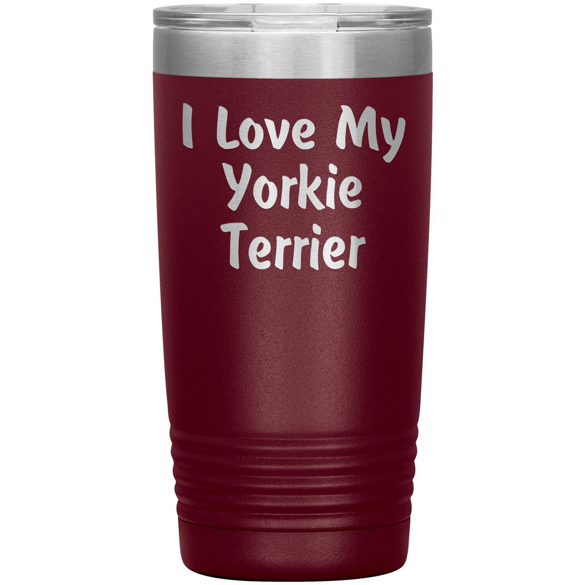 Love My Yorkie Terrier v4 - 20oz Insulated Tumbler