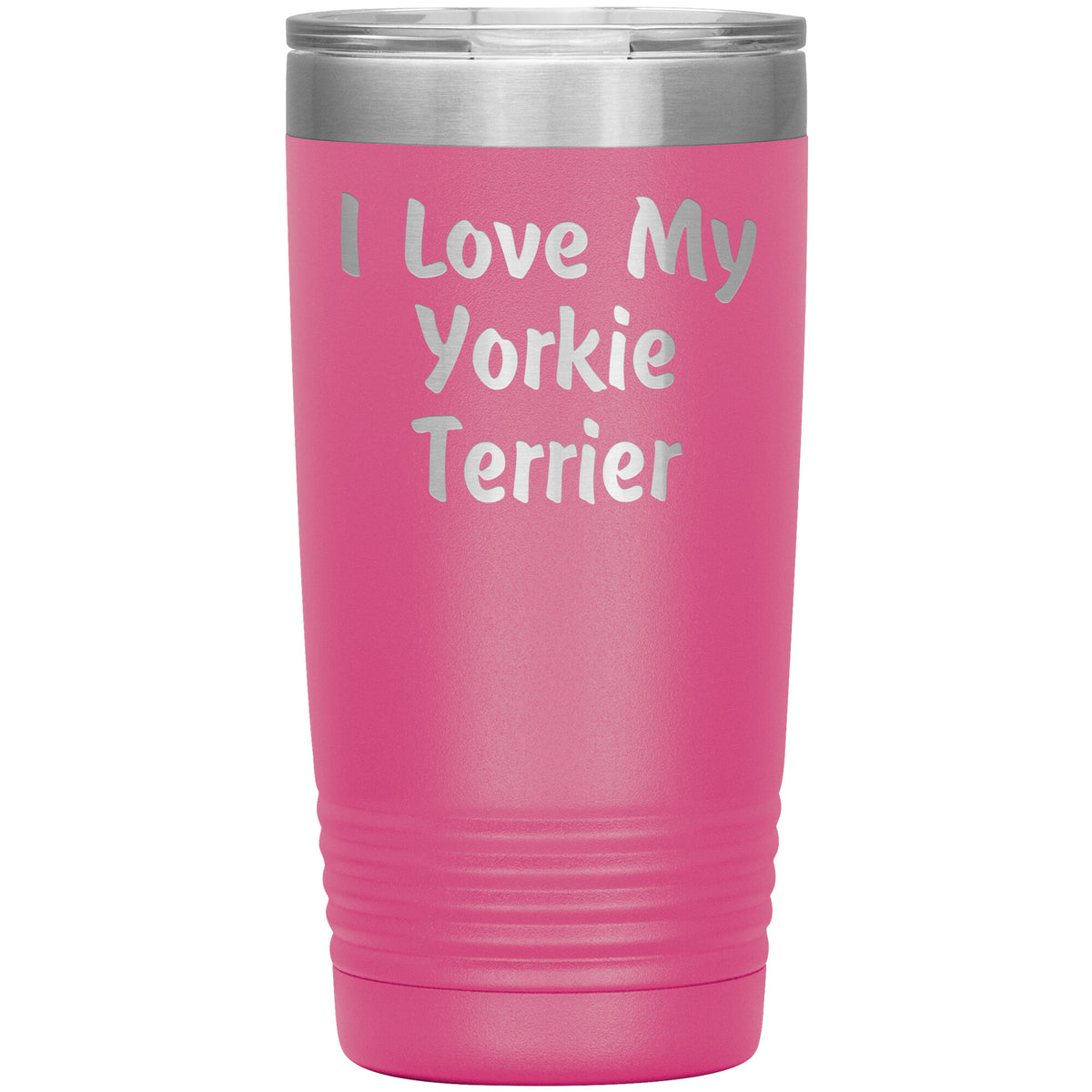 Love My Yorkie Terrier v4 - 20oz Insulated Tumbler