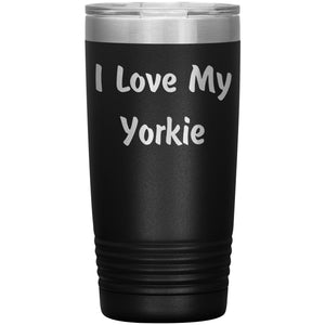 Love My Yorkie v4 - 20oz Insulated Tumbler
