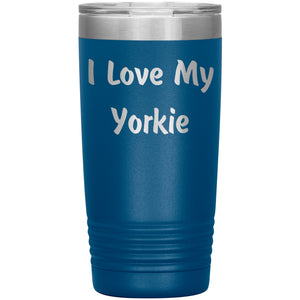 Love My Yorkie v4 - 20oz Insulated Tumbler