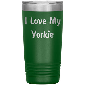 Love My Yorkie v4 - 20oz Insulated Tumbler