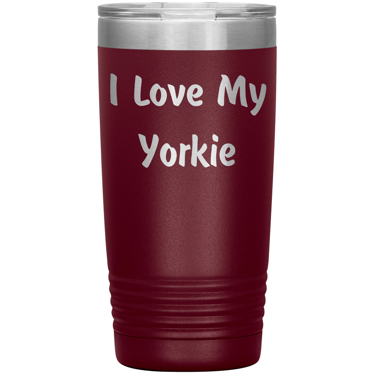 Love My Yorkie v4 - 20oz Insulated Tumbler