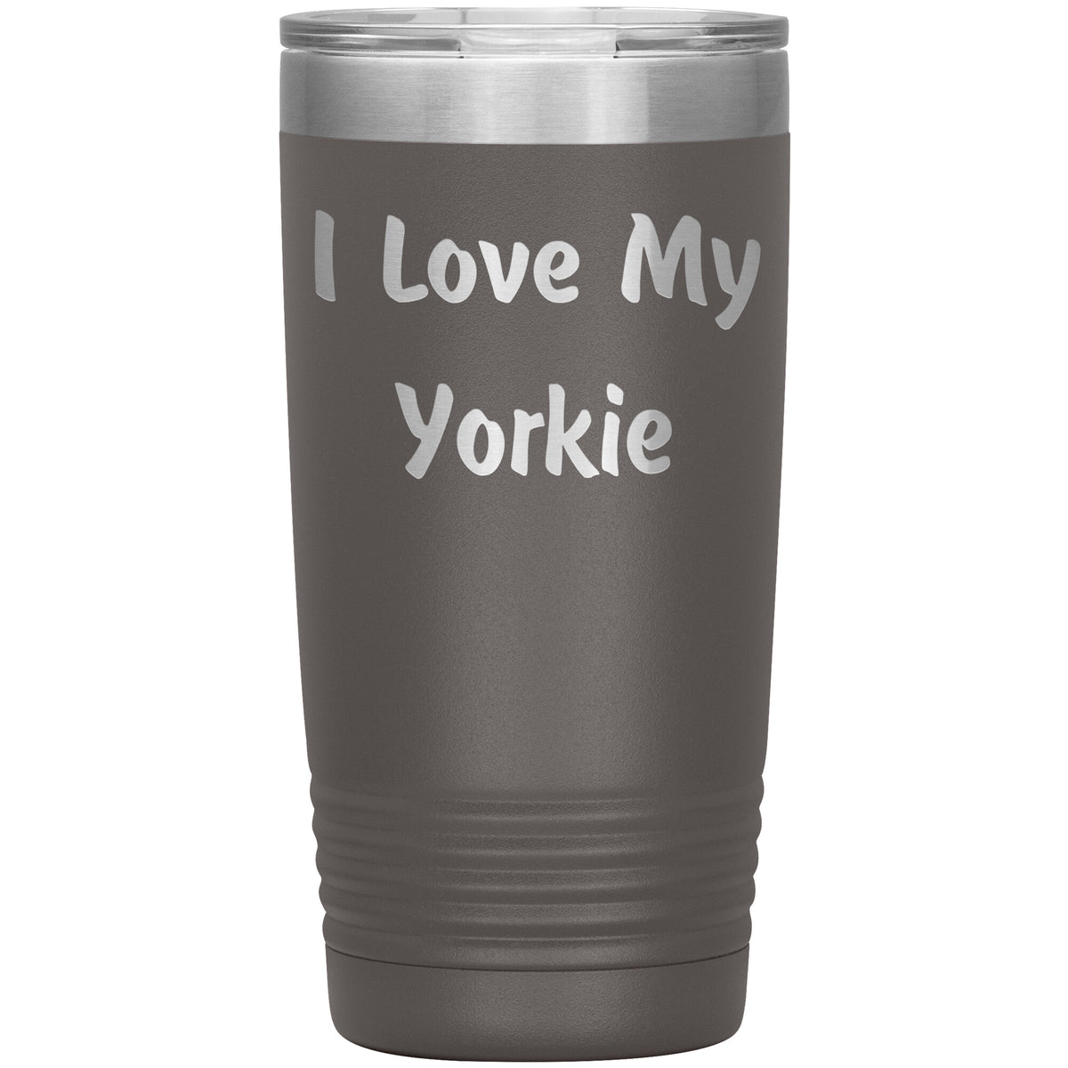 Love My Yorkie v4 - 20oz Insulated Tumbler