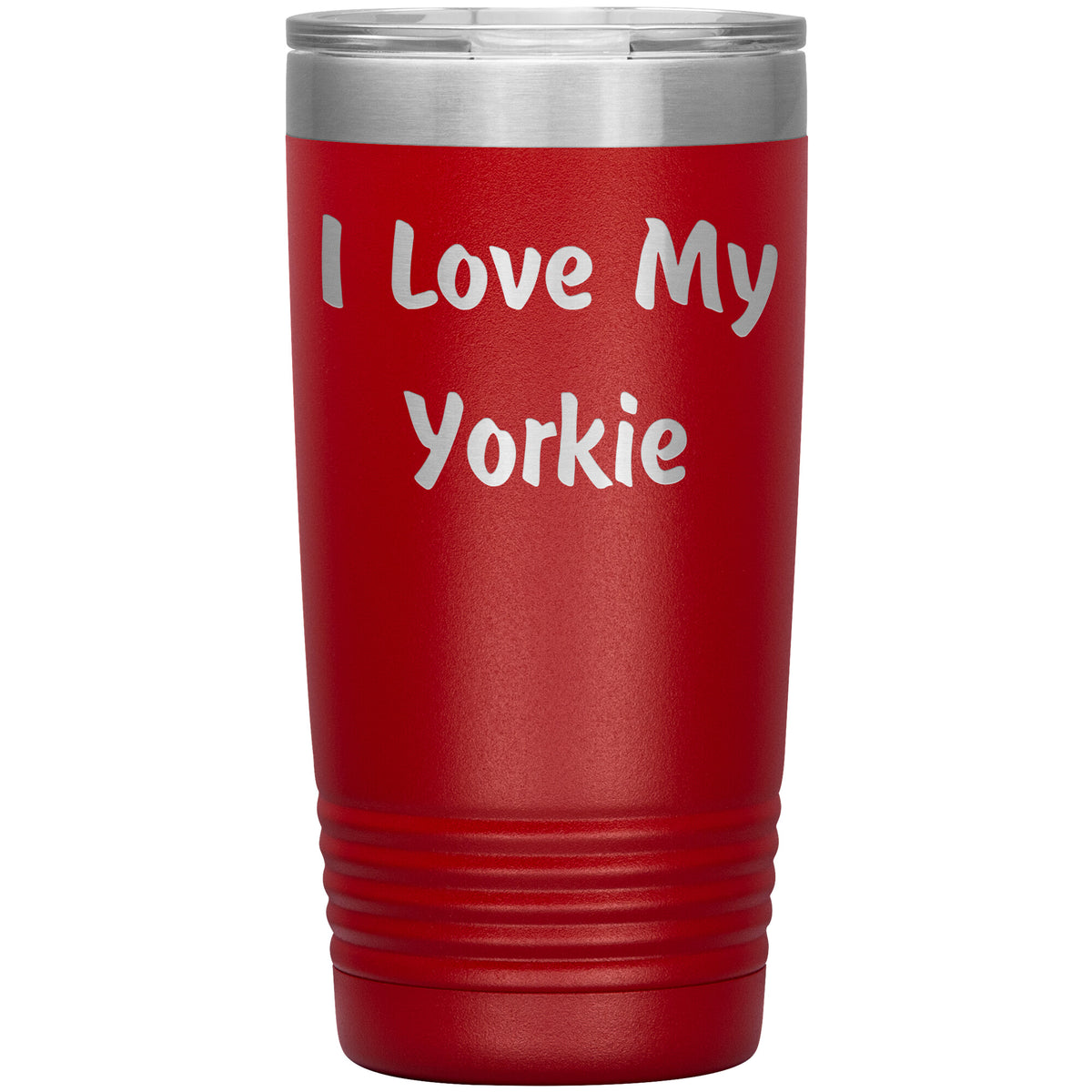 Love My Yorkie v4 - 20oz Insulated Tumbler