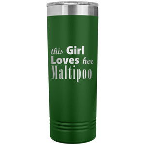 Maltipoo - 22oz Insulated Skinny Tumbler