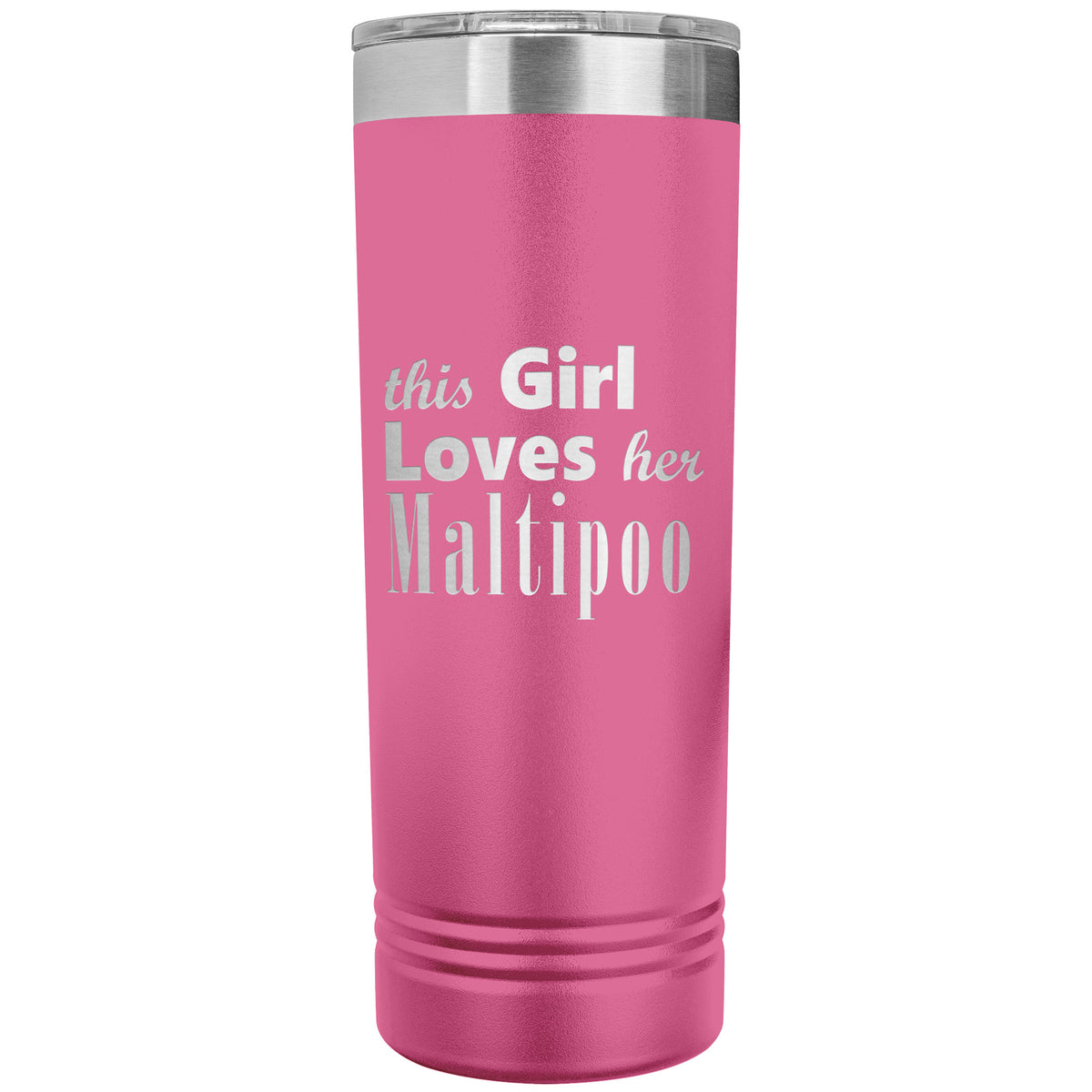 Maltipoo - 22oz Insulated Skinny Tumbler