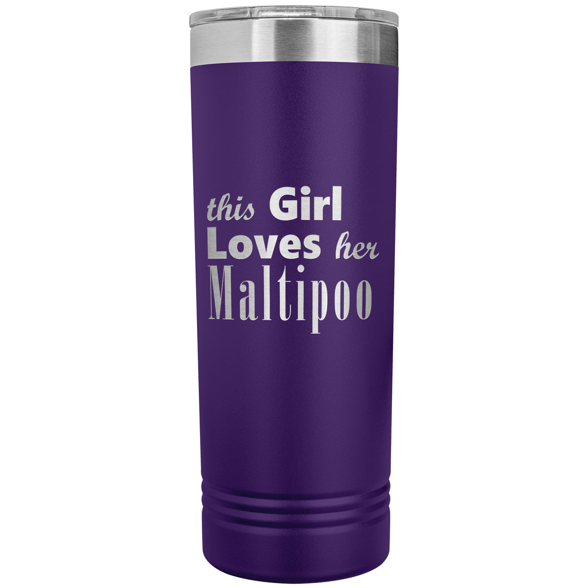 Maltipoo - 22oz Insulated Skinny Tumbler