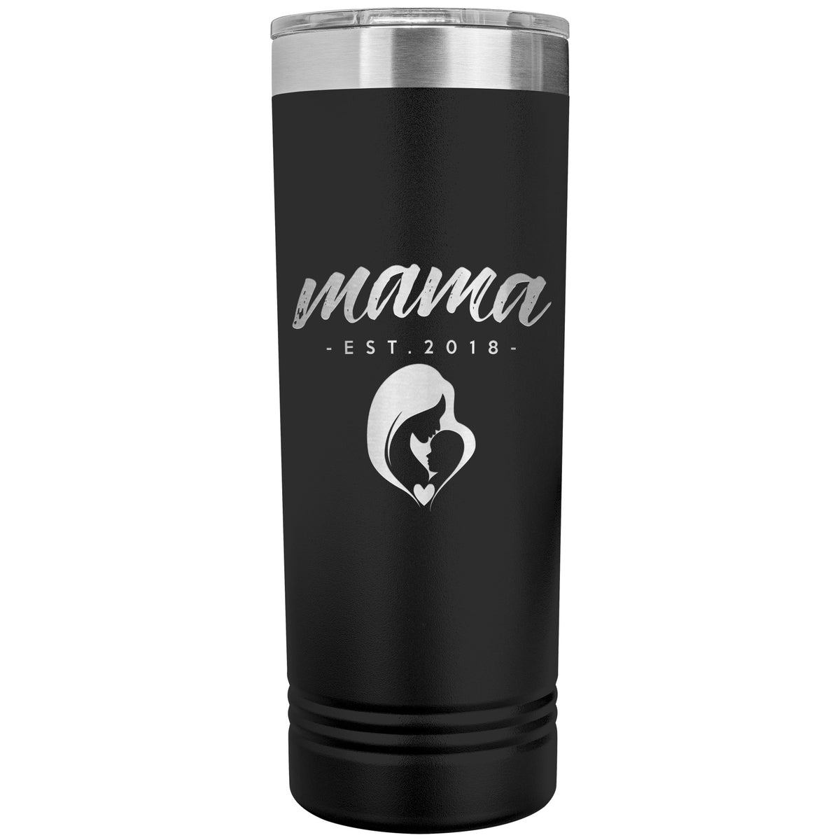 Mama, Est. 2018 - 22oz Insulated Skinny Tumbler