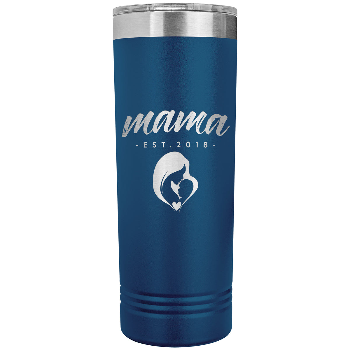 Mama, Est. 2018 - 22oz Insulated Skinny Tumbler