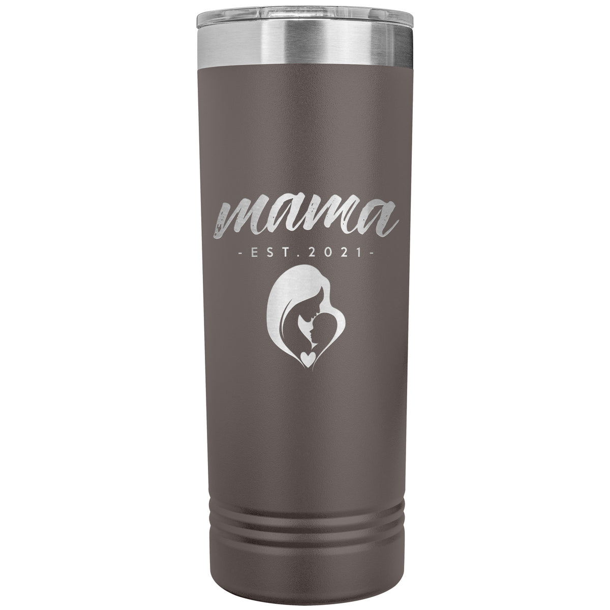 Mama, Est. 2021 - 22oz Insulated Skinny Tumbler